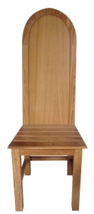 Cadeira Pastoral 011 Assento de Madeira - Alt1,30mLarg43cmProf45cm