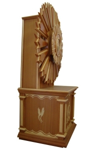 Sacrário Resplendor com Móvel - Lado - Móvel Alt 2,15cm   Lar 1,30cm
