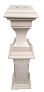Porta Círio Creme