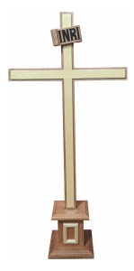 Cruz de chão com suporte 001