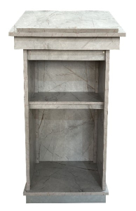 Mesa Palavra marmorizada trás